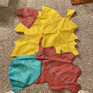 Garden Flag Yard Banner 38”X38” Fall Leaves Leaf Outdoor Heavy Nylon Yard Autumn